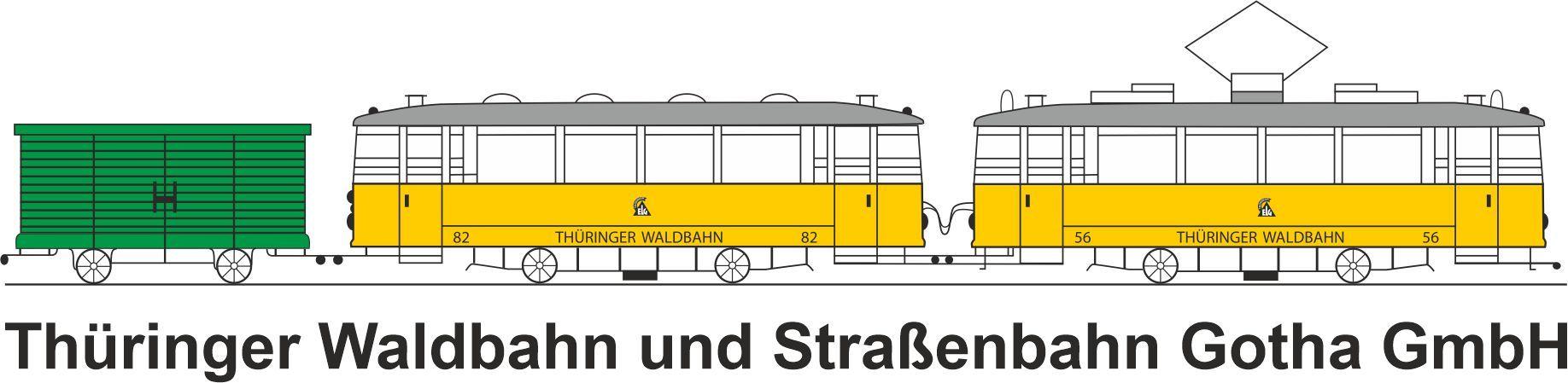 Logo der Thüringer Waldbahn und Straßenbahn Gotha